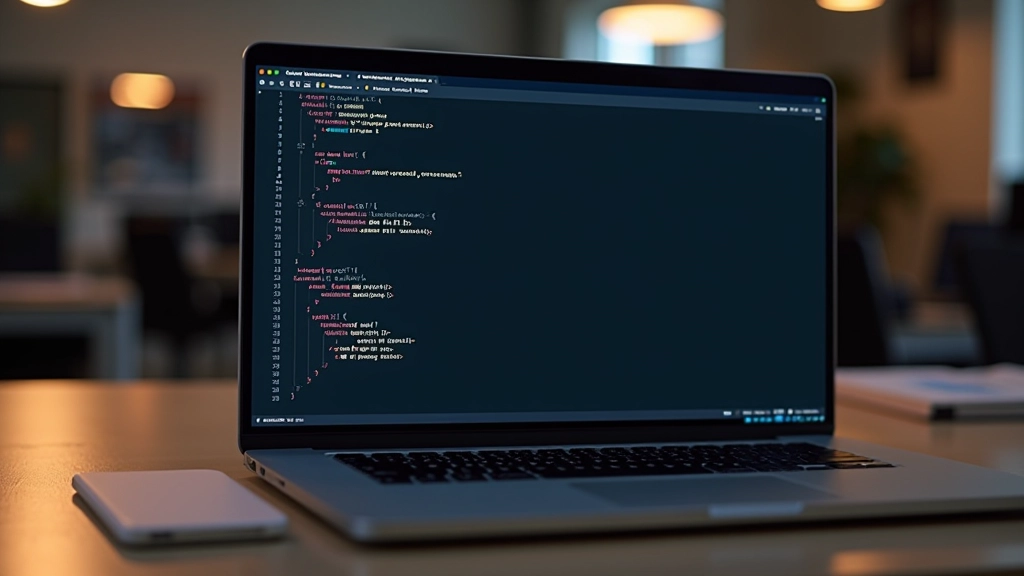 Code-Editor mit CSS-Regeln für Schriftarten und Zeilenhöhe, Webdesign Setup